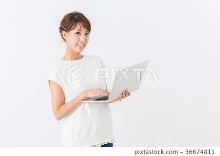 看電腦的女人 看電腦的女人 36674811