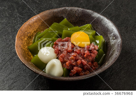 抹茶果凍日式甜點綠茶瓊脂果凍日本甜 36676968