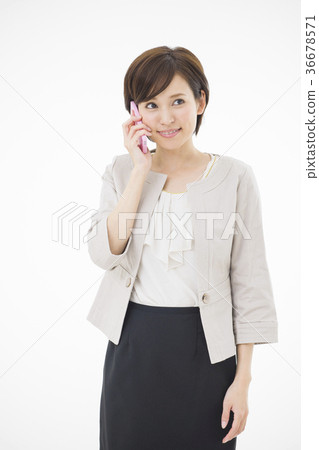 Business woman young woman businessman Business woman young woman businessman 36678571