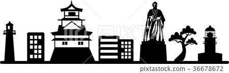Kochi silhouette Kochi silhouette 36678672