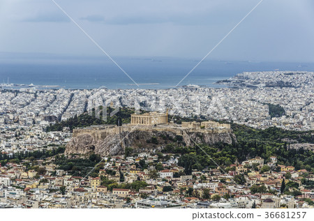 Panoramic of athens 36681257