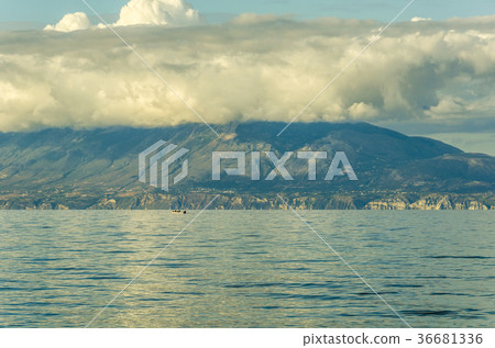 clouds cliffs and sea 36681336