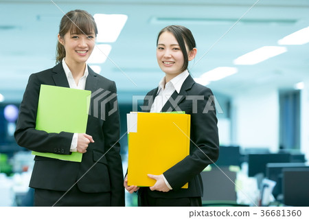 女性辦公室工作者OL企業圖像辦公室夫人 36681360