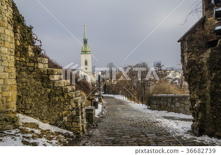 The way back from Bratislava Castle The way back from Bratislava Castle 36682739