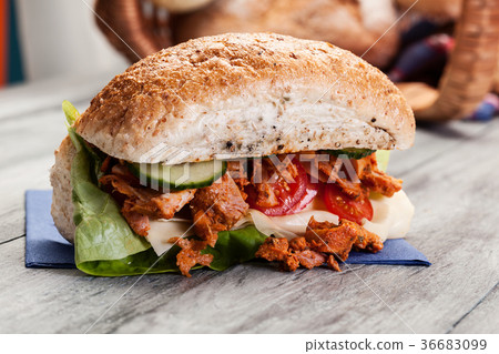 Kebab sandwich 36683099