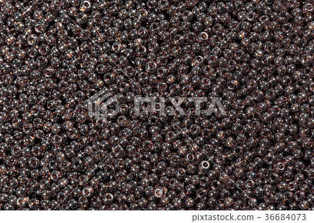 Black Iridescent glass beads. Hi res image. 36684073