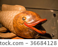 Fish made of wood 36684128