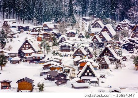 Japanese Winter Village Japanese Winter Village 36684347