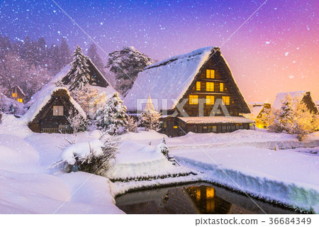 Japanese Winter Village 36684349