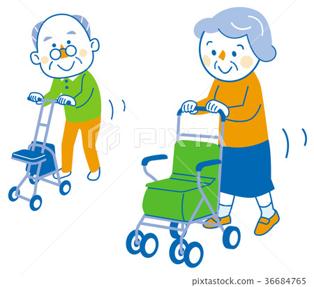 Go out with a walking car 36684765