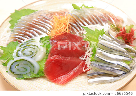 Fresh sashimi platter Fresh sashimi platter 36685546