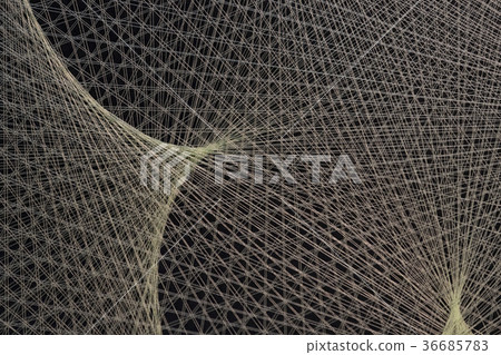Abstract background of string of threads taken off Abstract background of string of threads taken off 36685783