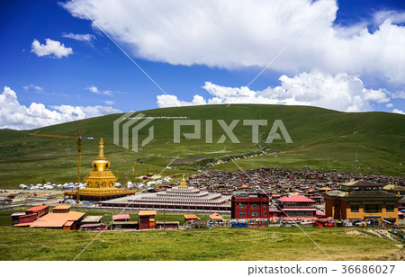 Yarchen Gar Monastery in Sichuan, China 36686027