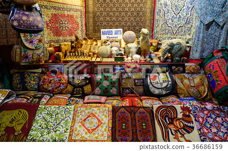 Shops at Thamel District in Kathmandu, Nepal Shops at Thamel District in Kathmandu, Nepal 36686159