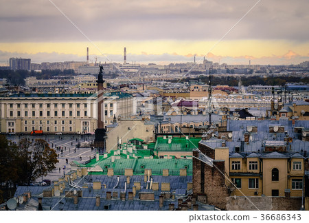 Cityscape of Saint Petersburg in Russia 36686343