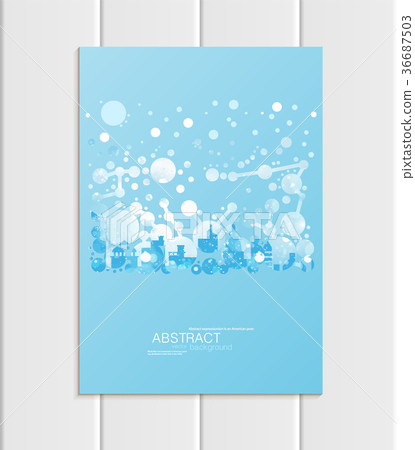 Brochure A5 or A4 format design Christmas urban Brochure A5 or A4 format design Christmas urban 36687503