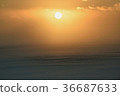 冬天日落 36687633
