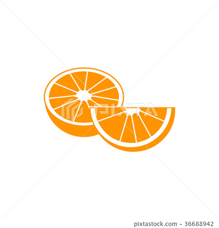 Orange fruit icon, simple style 36688942