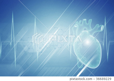 Modern medicine cardiology concept 36689229