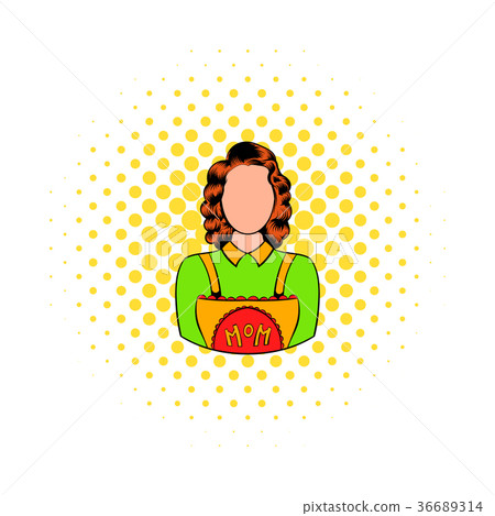 Mom icon in comics style Mom icon in comics style 36689314