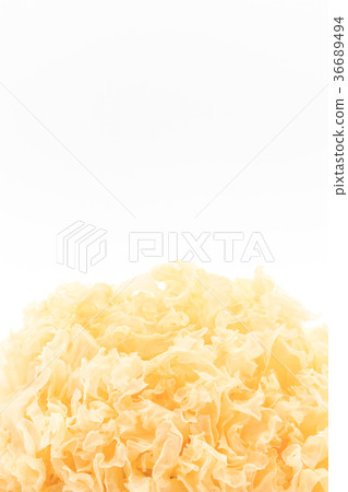 Dried White Chrysanthemum: Dried White Wood Ear 36689494