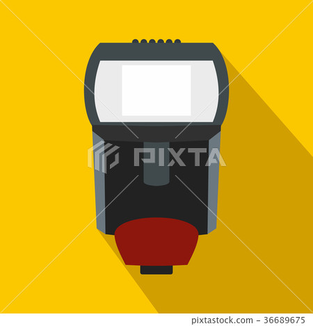 Lighting flash for camera icon, flat style  36689675