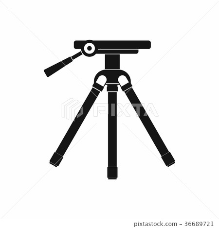 Tripod icon in simple style Tripod icon in simple style 36689721