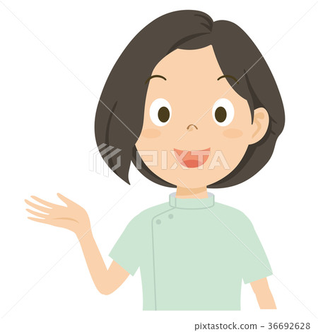 照料者關心工作者女性例證 照料者關心工作者女性例證 36692628