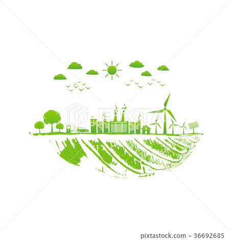 Green city and ecology friendly 36692685