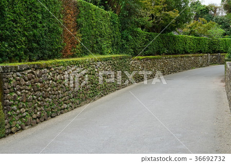 Nishigou don location (Ishigaki and cobblestone of Chiran samurai residence) 36692732
