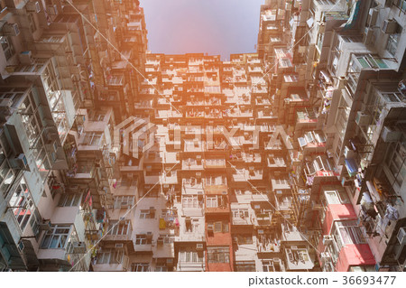 Hong Kong crowded residence apartment Hong Kong crowded residence apartment 36693477
