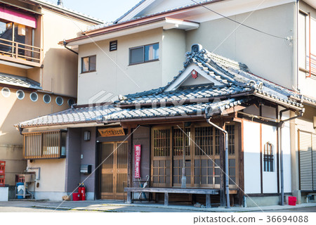 Japanese traditional wooden house 36694088