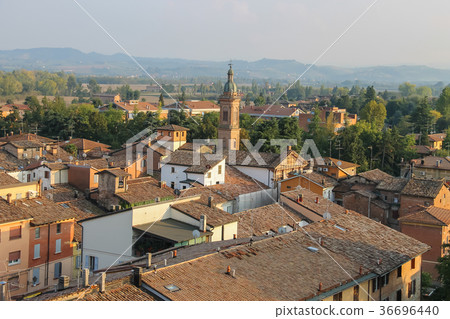 Historic center of Spilamberto, Italy. Historic center of Spilamberto, Italy. 36696440