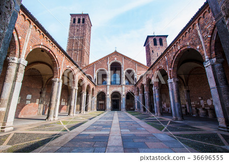 The Basilica of Sant'Ambrogio in Milan, Italy 36696555