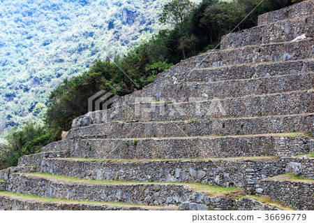 stone terraces on the mountain stone terraces on the mountain 36696779
