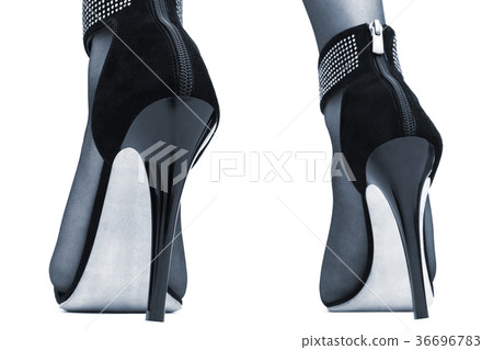 high heels on white background 36696783