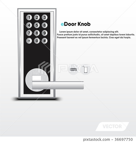 Electronic security door knob, Modern design Electronic security door knob, Modern design 36697750