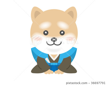 一隻狗(新年版)的插圖 一隻狗(新年版)的插圖 36697791