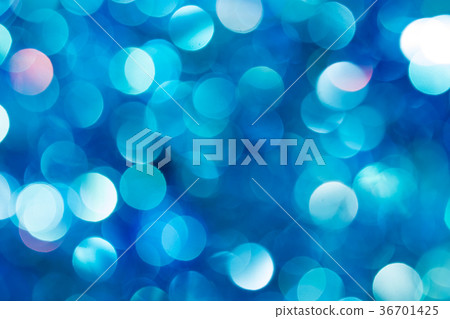 Christmas and New Year blue blurred defocused 36701425