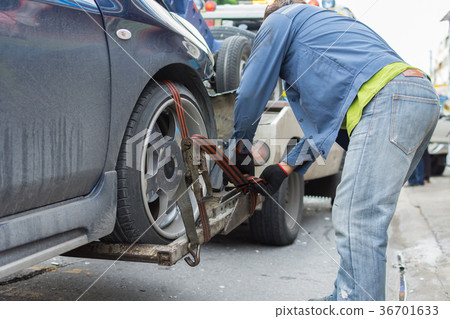 Car crash from car accident on the road Car crash from car accident on the road 36701633