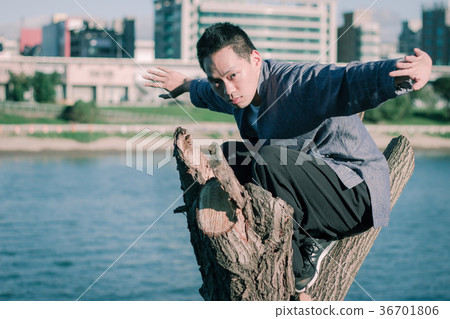 男性武術家 36701806