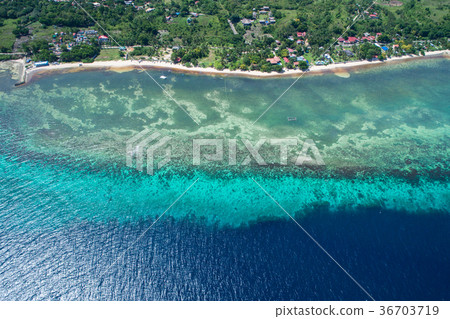 Aerial view of Cebu island 36703719