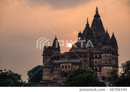 Orchha cityscape, India. Orchha cityscape, India. 36706340