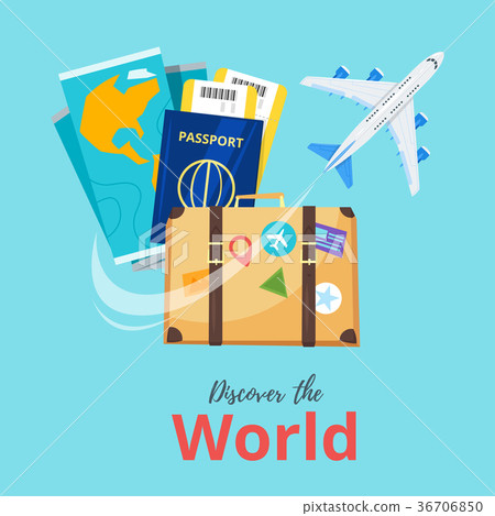 Travel and tourism. Advertisement banner Travel and tourism. Advertisement banner 36706850