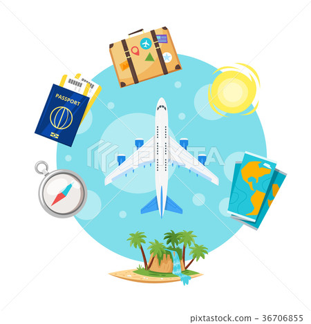 Travel and tourism. Advertisement banner Travel and tourism. Advertisement banner 36706855