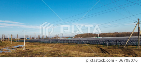 Alternative energy sources. Solar power stations 36708076