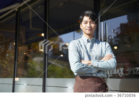 Waiter, barista, professional 36710856