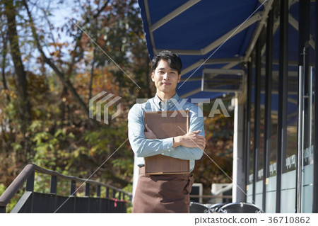 Waiter, barista, professional 36710862
