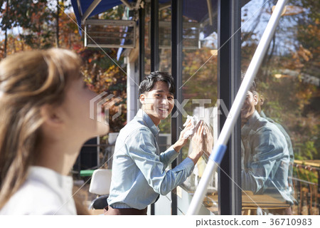 服務員，女服務員，專業人士 36710983