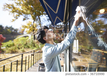 Waiter, barista, professional 36710990